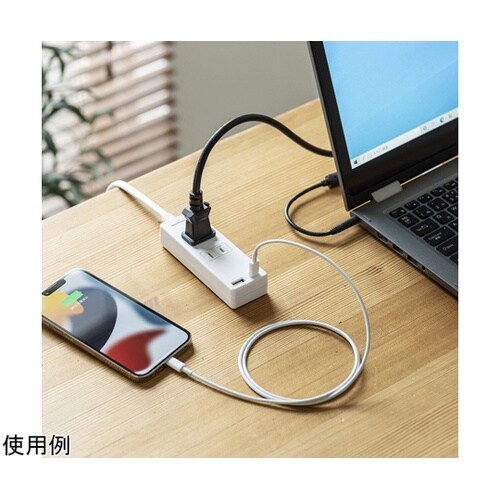 USB充電機能付きタップ Type−C搭