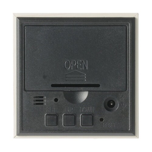 ウッド調LEDクロック ホワイト 538