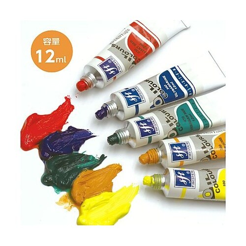 102039 油絵具12ml12色