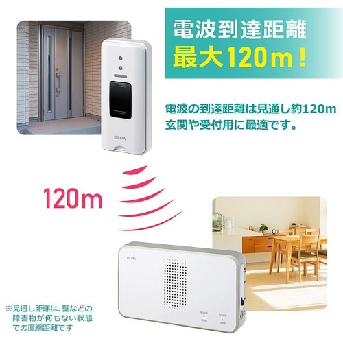ワイヤレスチャイム押しボタンセット EW