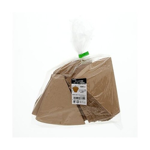 スナック三角袋 12−13 未晒無地 1