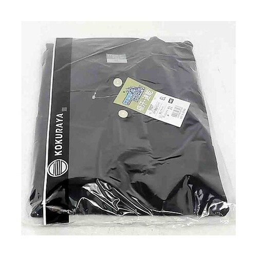 9007 DRY長袖ポロシャツ ブラック