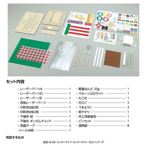 ミニチュア屋台キット お面屋さん 584