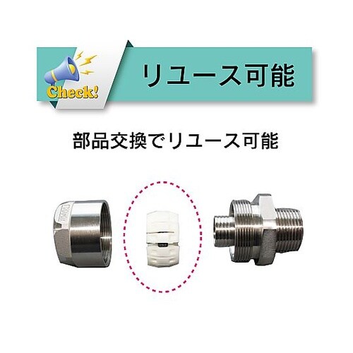 ホース継手 ステンレス製 トヨコネクタ