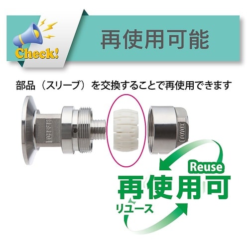 ホース継手(フェルール) ステンレス製