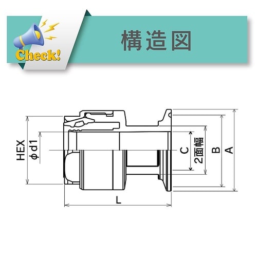 ホース継手(フェルール) ステンレス製