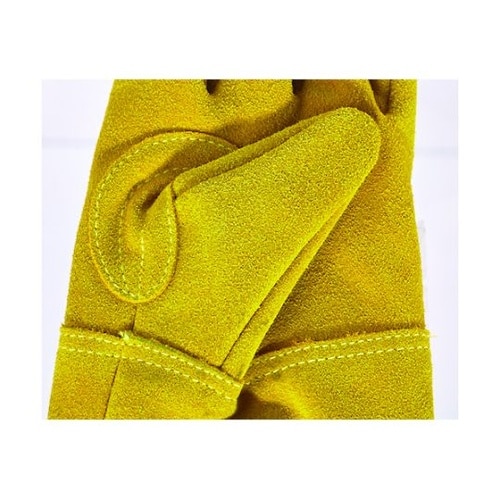 FCGM キャンプ用 牛床革背縫手袋