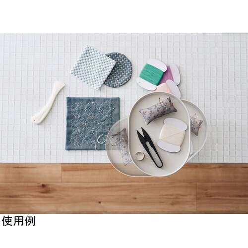 クランプ付クラフトトレー グレー 576