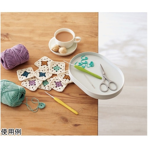 クランプ付クラフトトレー グレー 576