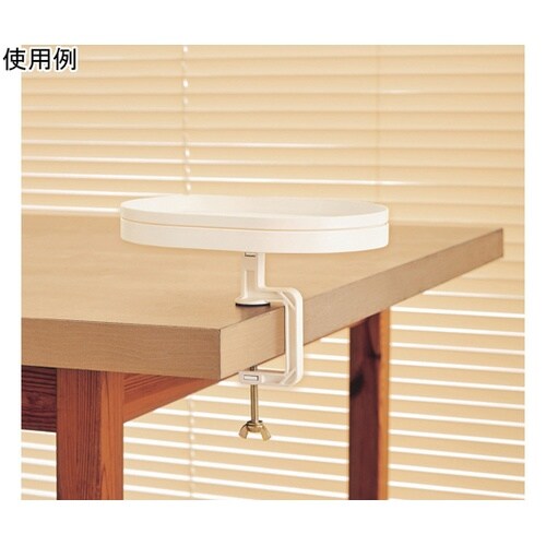 クランプ付クラフトトレー ホワイト 57