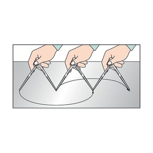 PC200 本鋼製コンパス長さ200