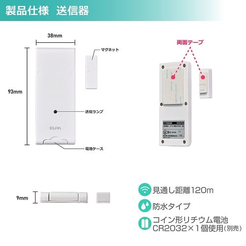 EWS−S5034ドア開閉センサーセット