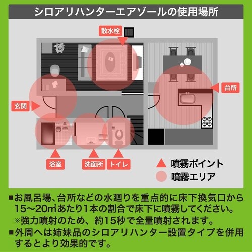 シロアリハンター エアゾール 200mL