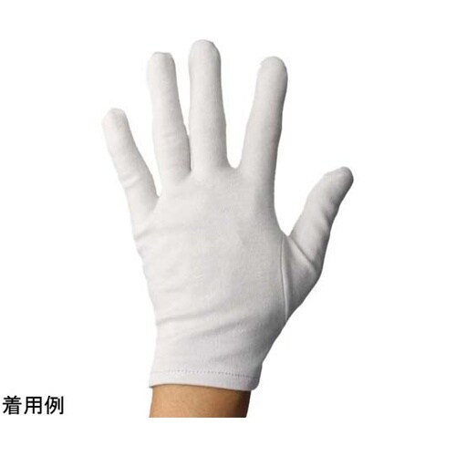 綿スムスマチ無し手袋 ライトグレー LL