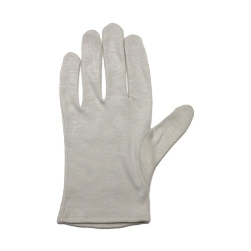 綿スムスマチ無し手袋 ライトグレー L