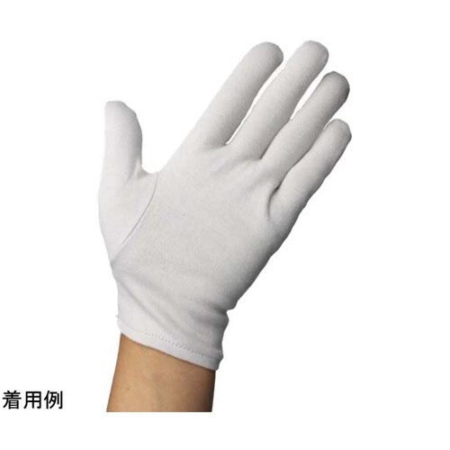 綿スムスマチ無し手袋 ライトグレー M