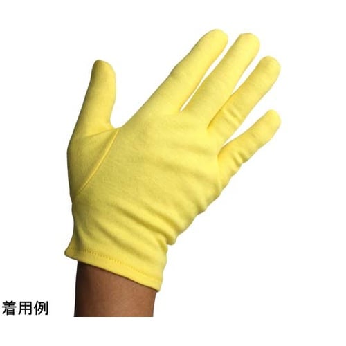 綿スムスマチ無し手袋 イエロー L 12