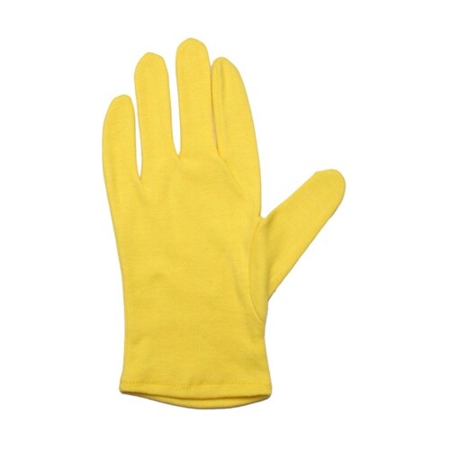 綿スムスマチ無し手袋 イエロー L 12