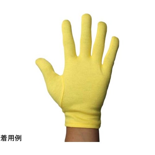 綿スムスマチ無し手袋 イエロー L 12