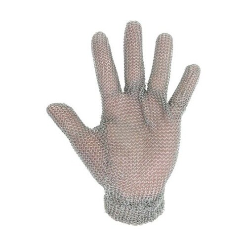 ステンレス製 耐切創クサリ手袋 5本指