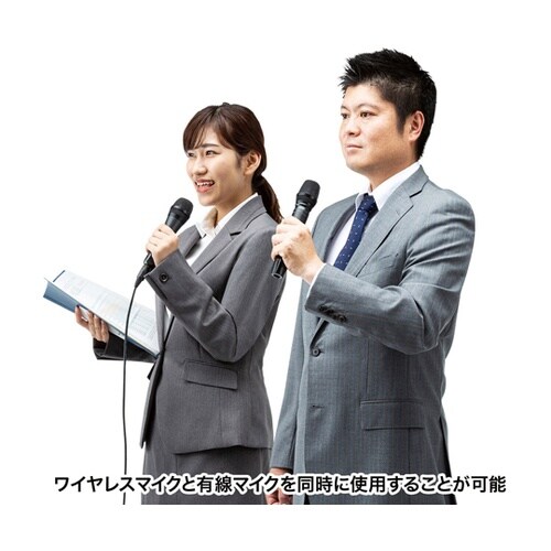 ワイヤレスマイク付き拡声器スピーカー M