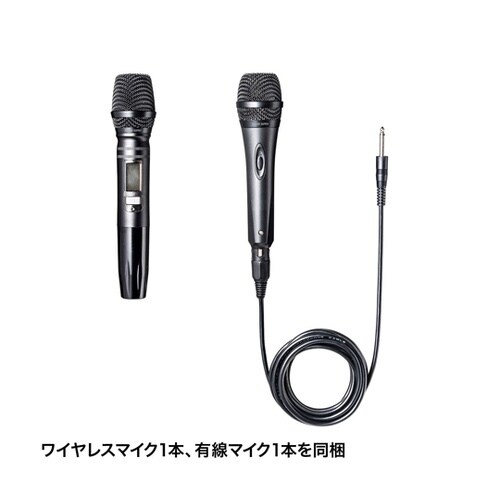 ワイヤレスマイク付き拡声器スピーカー M