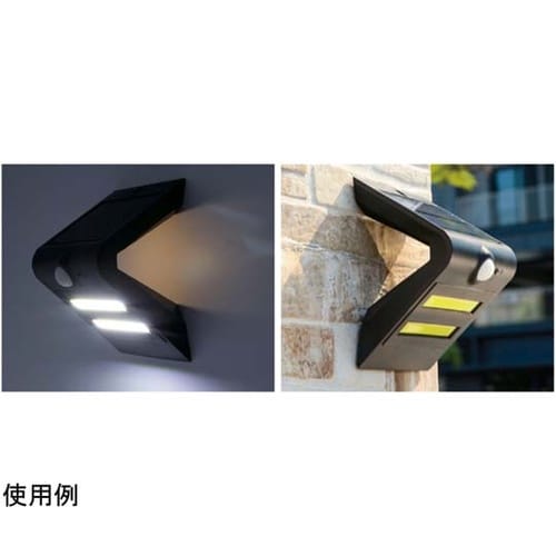 壁用ソーラーセンサーライト 明暗プラス人
