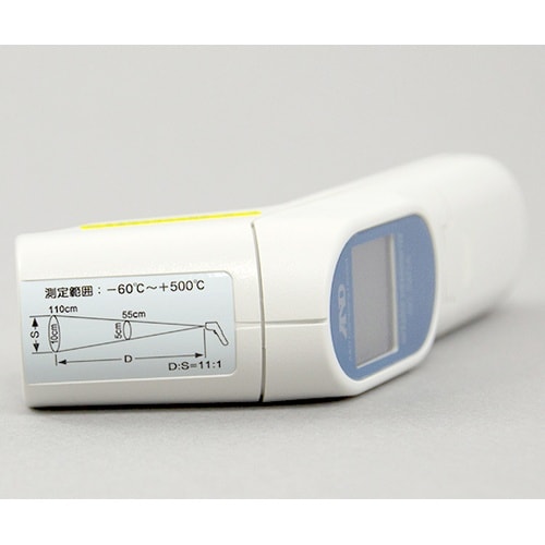 レーザーマーカー付赤外線放射温度計 AD