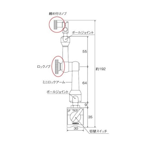 TML25A TML−25用ミニロックア