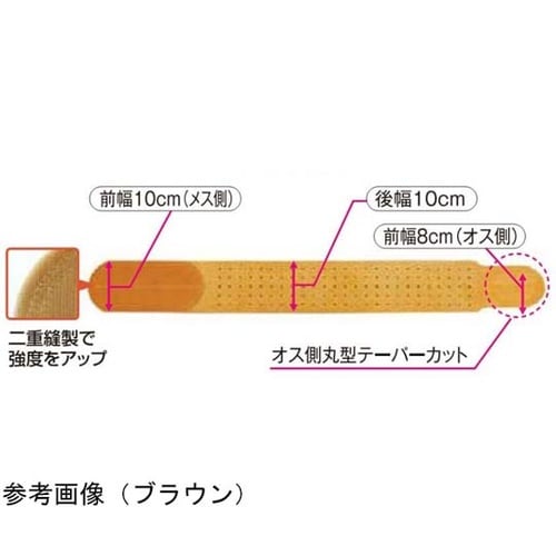 リフォームラバーバンド ブラウン L 2
