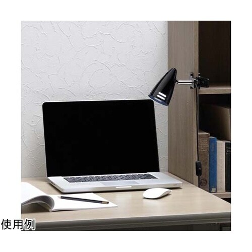 LEDクリップライト ブラック CLEL