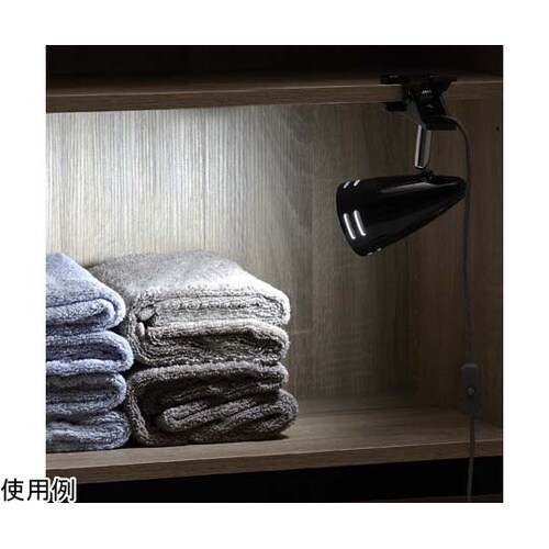 LEDクリップライト ブラック CLEL