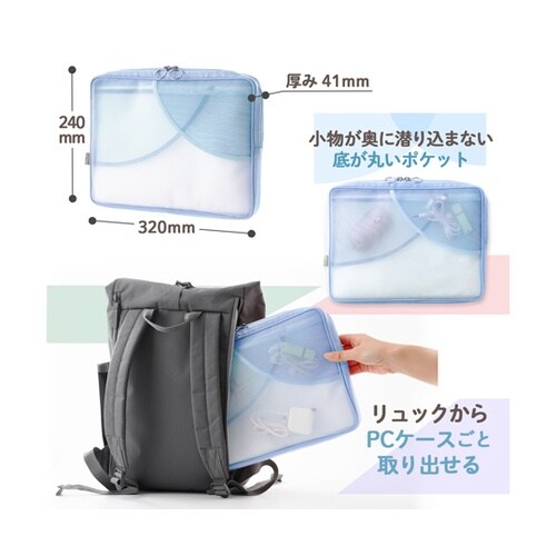 Pasty PCケース ブルー 9866