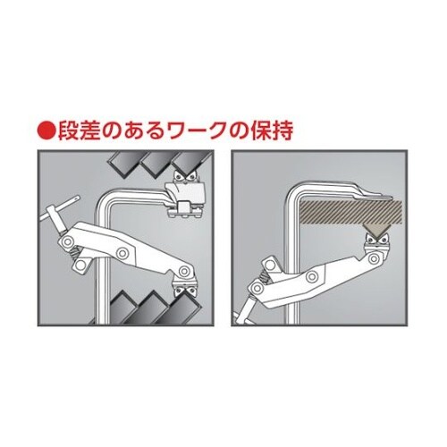 CTV カンチレバー型クランプ用Vパッド