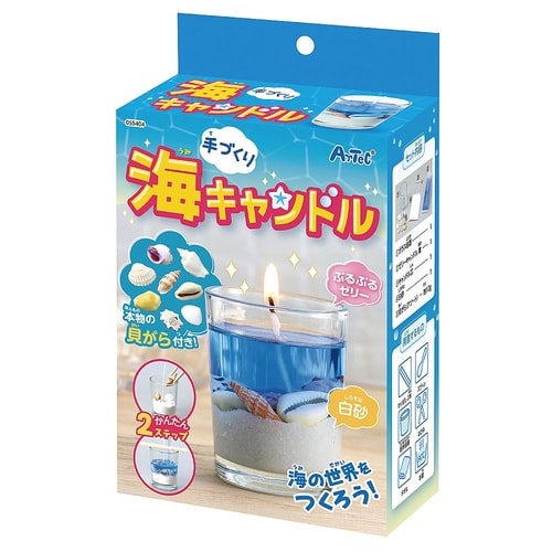 ジェルキャンドルでつくる 手作り海キャン
