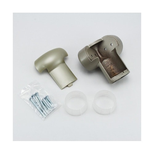 ぬくもり手すりNES L型エルボ シルバ