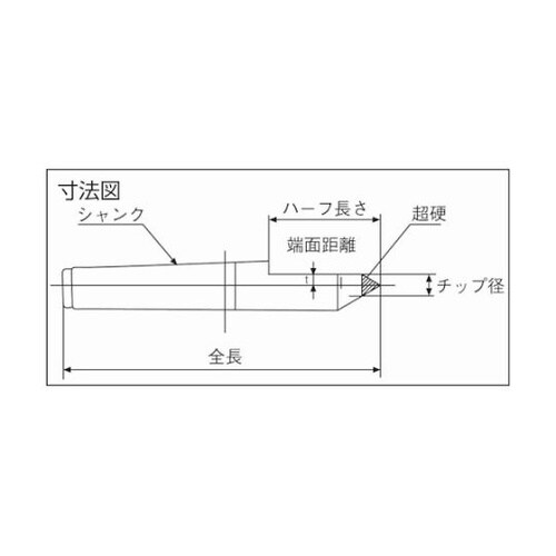 THSP2820 超硬付ハーフセンター