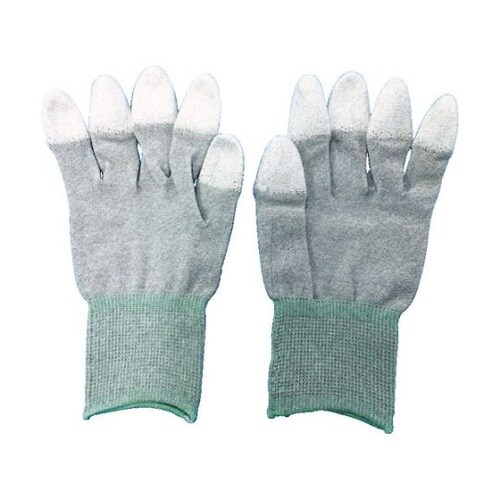 PU指先コート制電編手袋M BSC−19