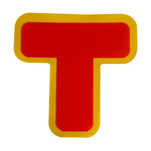 10945 5Sフロア表示ステッカーT型