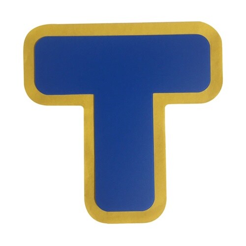 10946 5Sフロア表示ステッカーT型