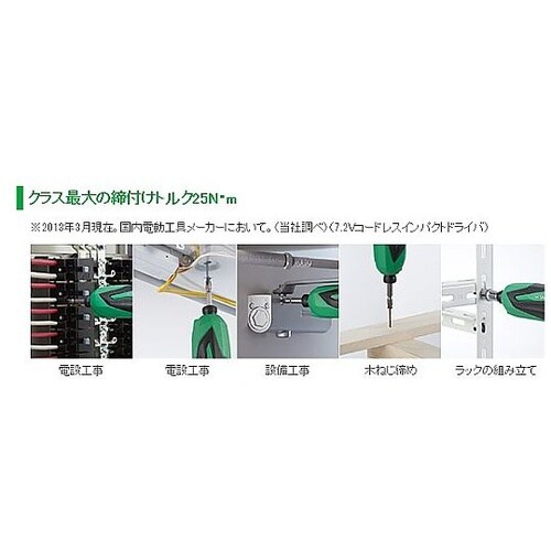 DC7.2V インパクトドライバー(充電