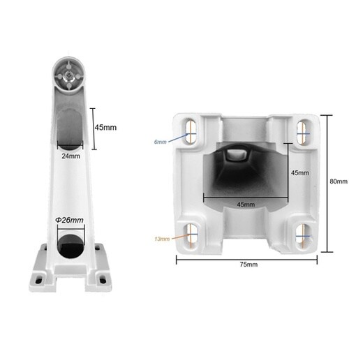 監視・CCTVカメラアルミ合金ポールマウ
