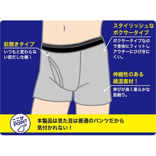 安心ボクサーパンツ 2色組 L 0278