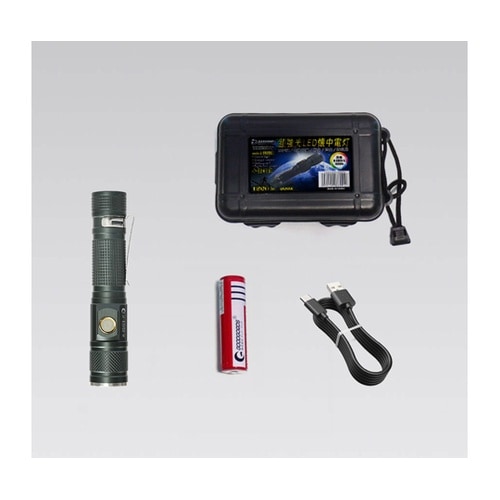 LED懐中電灯 Type−C充電 180