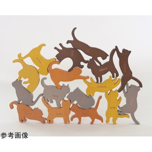 16匹にゃんこ バランス積み木 WJ−8