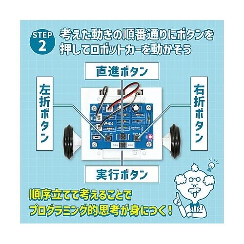 簡単ボタン制御ロボ(基板組立済) 939