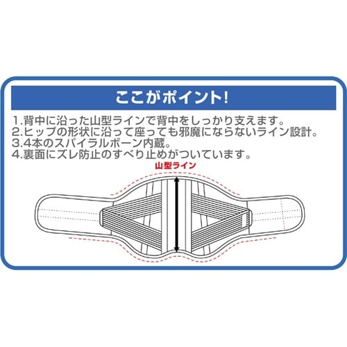 025370003 幅広腰椎コルセット