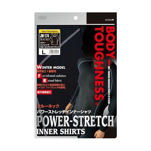 JW174BK3L クルーネックシャツ黒