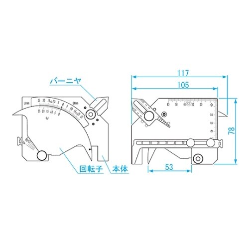 溶接ゲージ WGU−8M