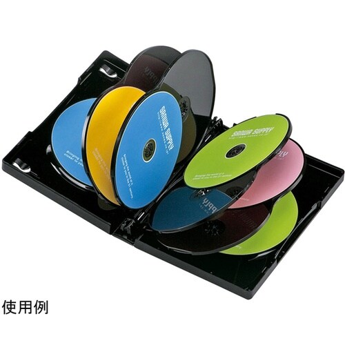 DVDトールケース(10枚収納・3枚セッ